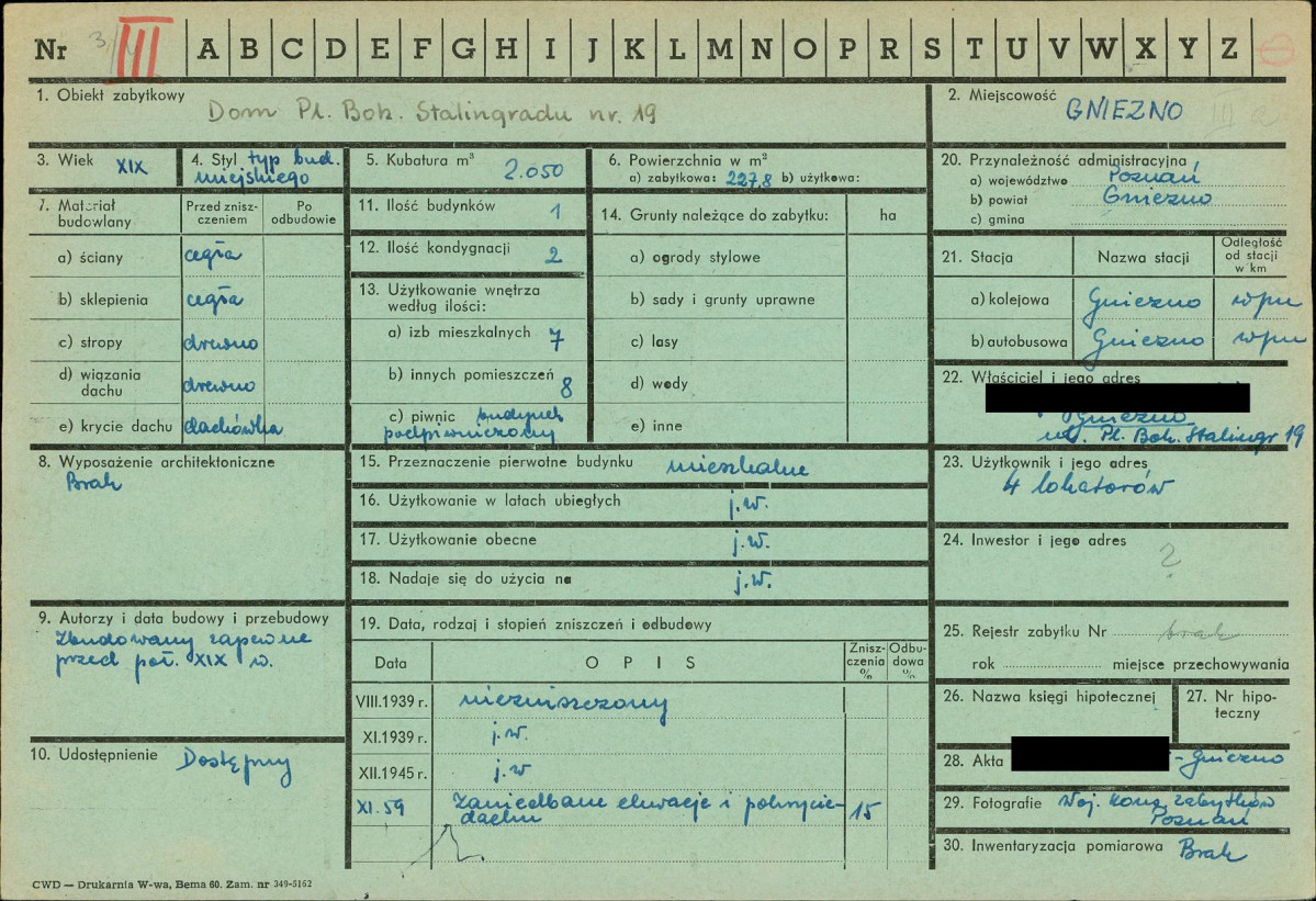 KZ - Karta zielona, skan nr 1