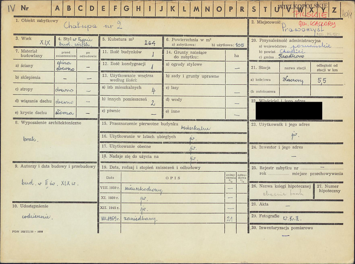 KZ - Karta zielona, skan nr 1