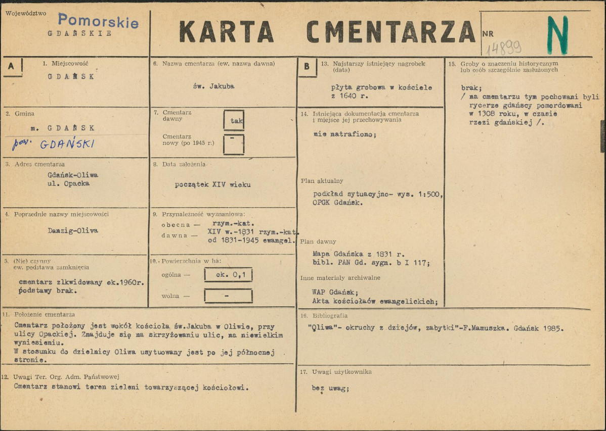 Karta cmentarza, skan nr 1