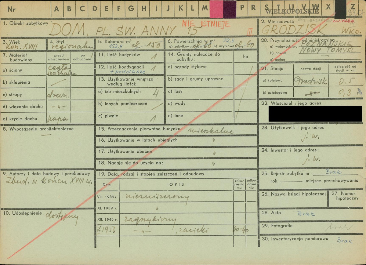 KZ - Karta zielona, skan nr 1