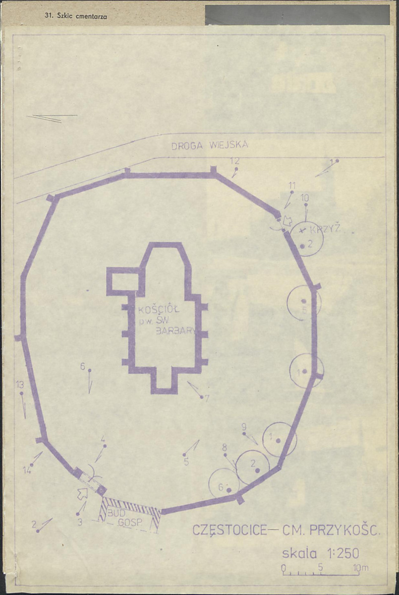 Karta cmentarza, skan nr 3