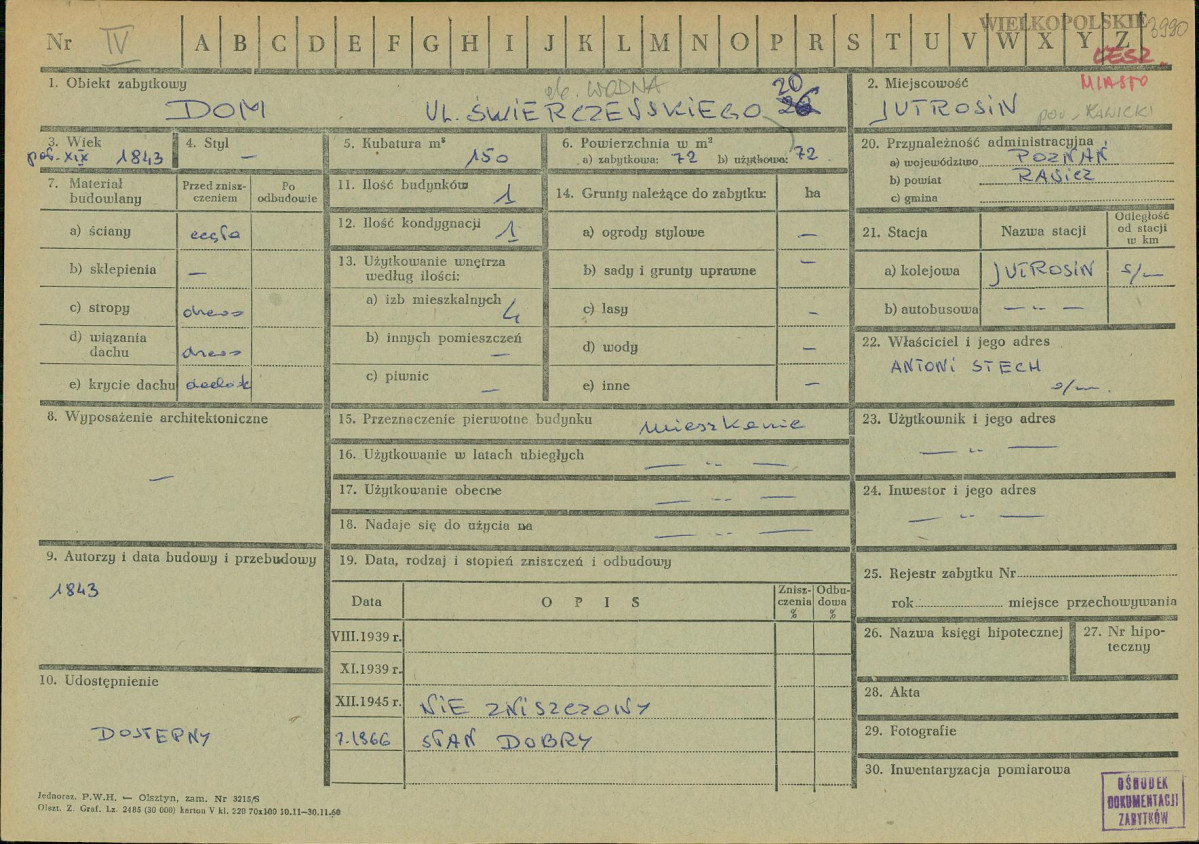 Karta zielona, skan nr 1