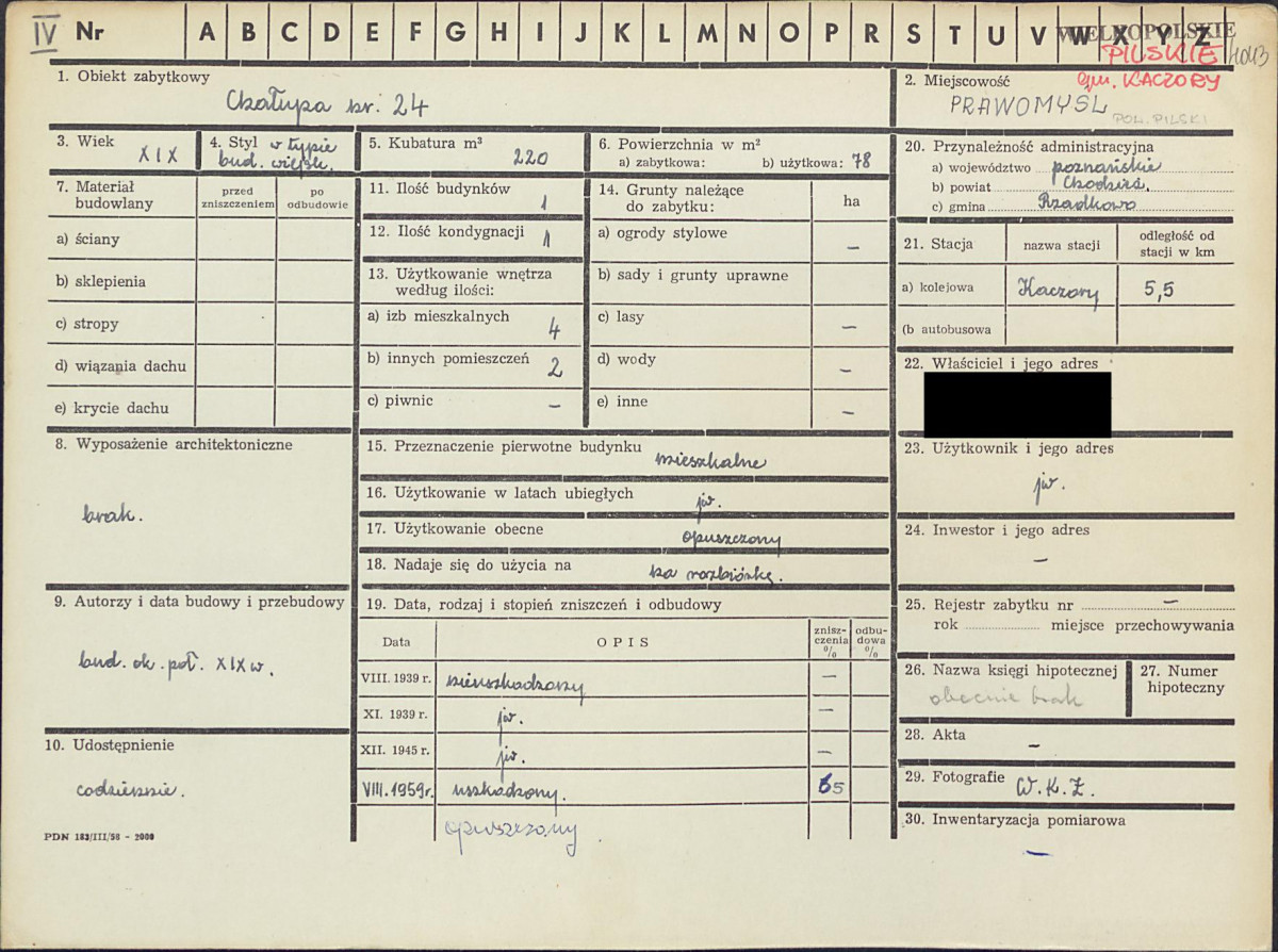 KZ - Karta zielona, skan nr 1