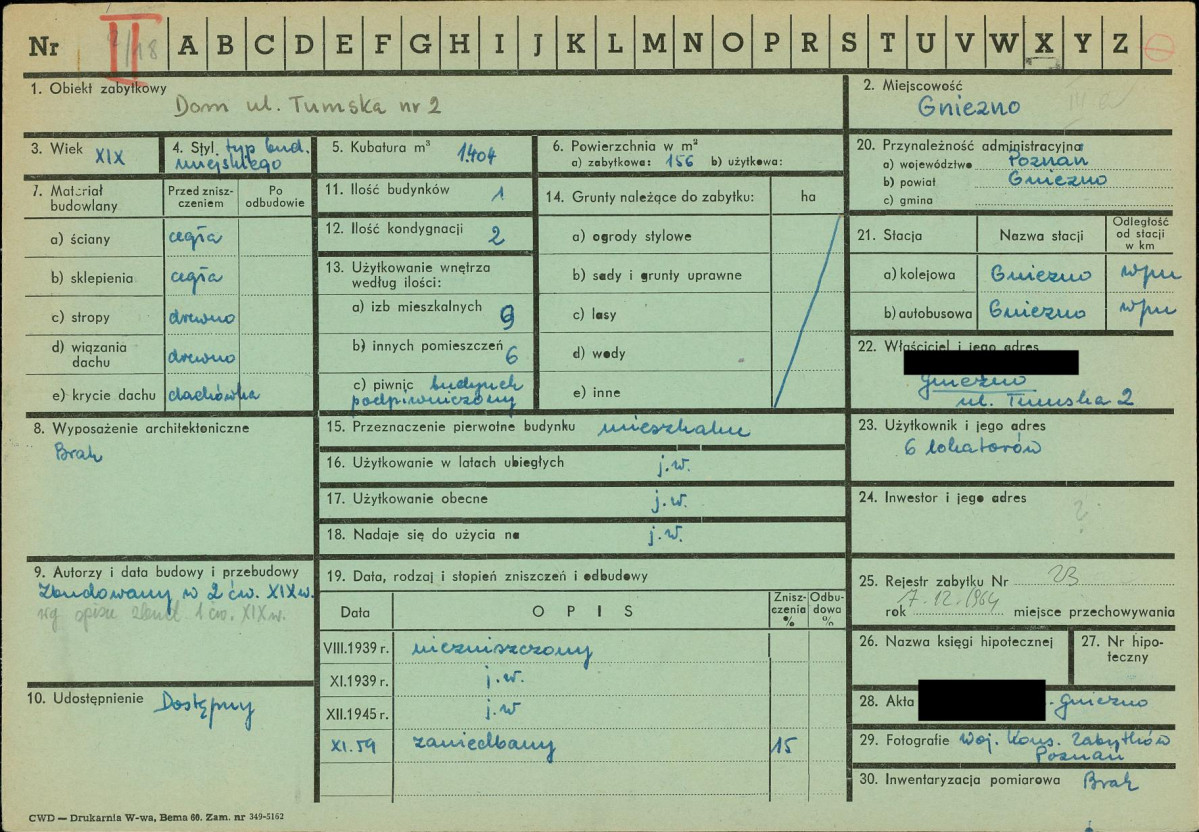 KZ - Karta zielona, skan nr 1