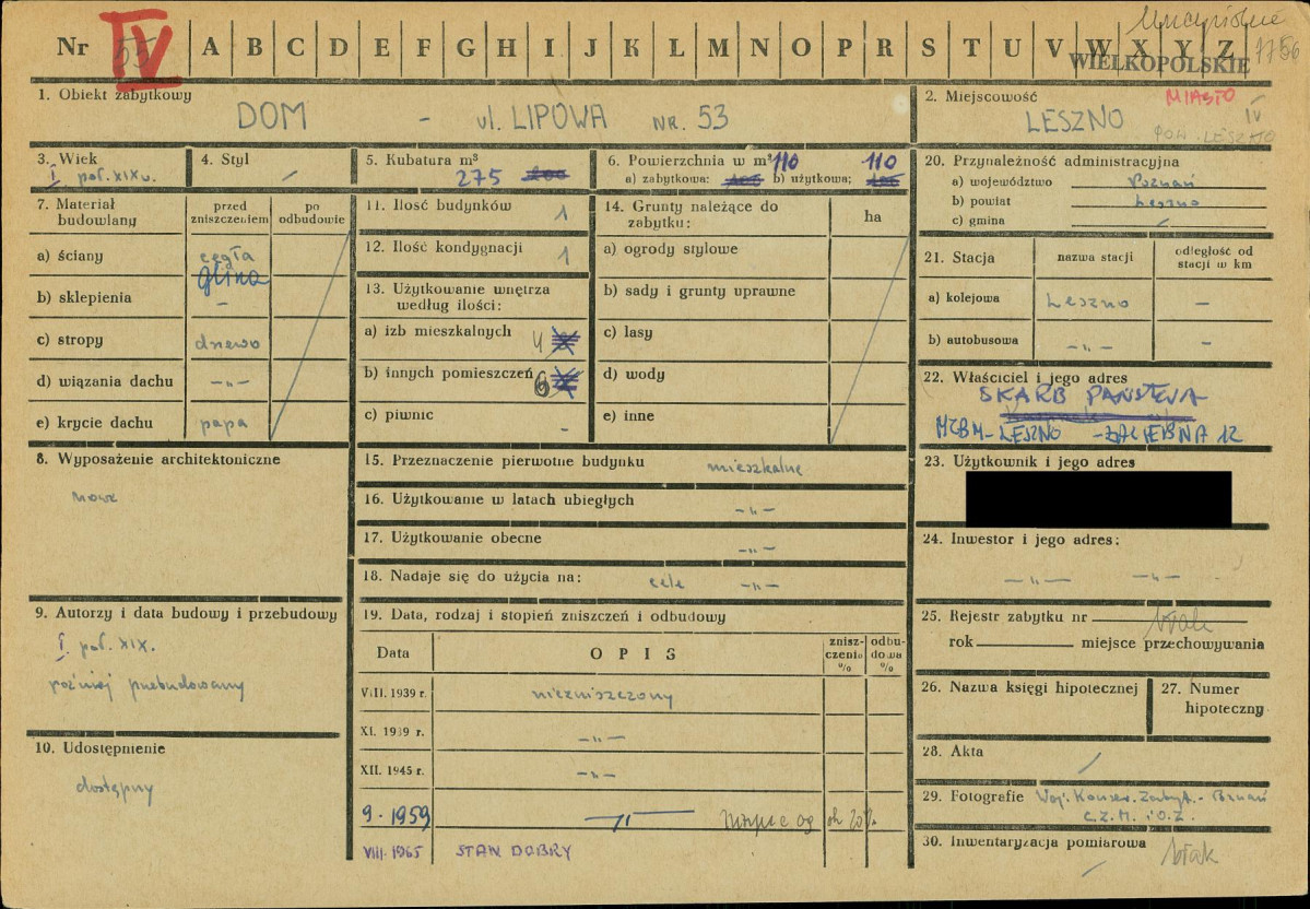 KZ - Karta zielona, skan nr 1