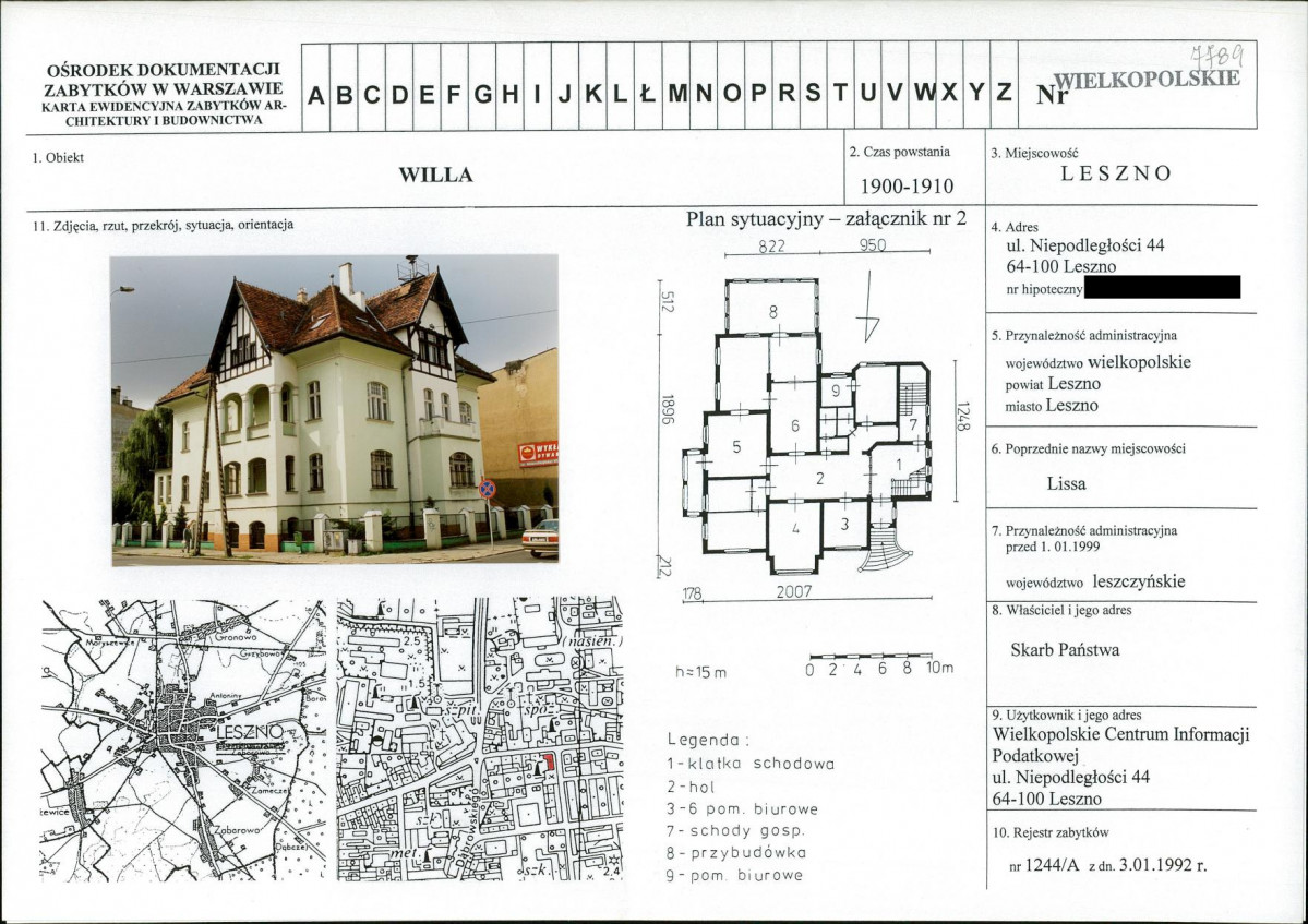 KB - Karta biała, skan nr 1
