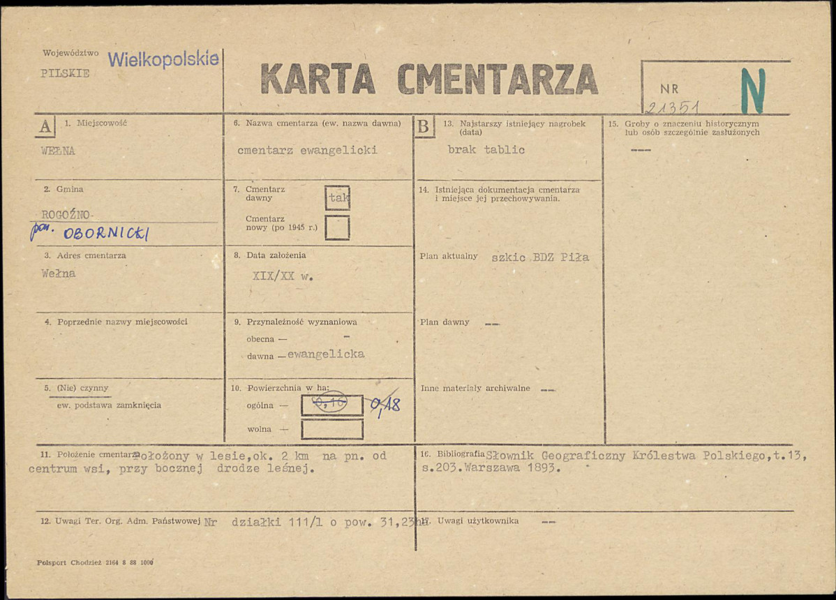 Karta cmentarza, skan nr 1