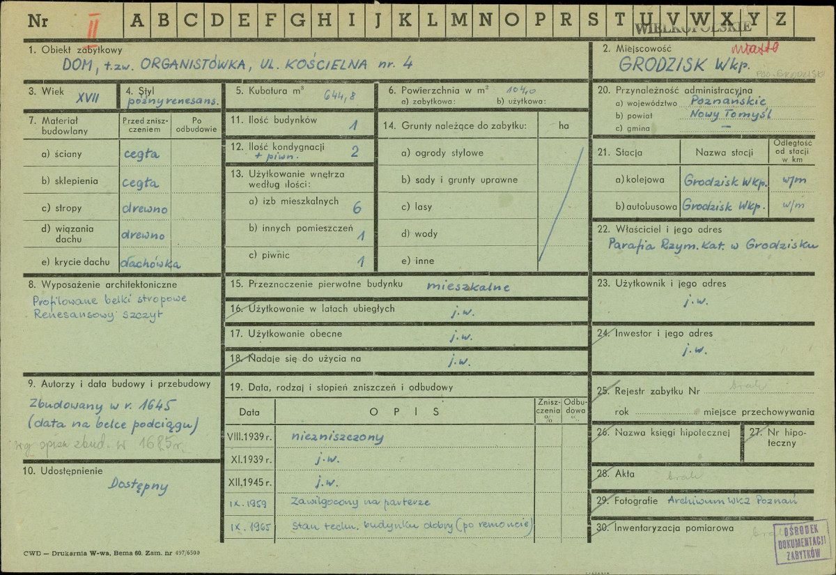 Karta zielona, skan nr 1