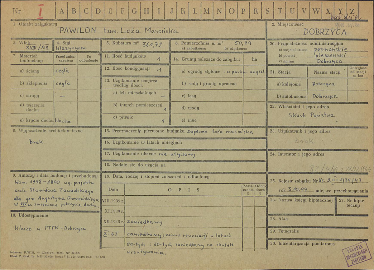 KZ - Karta zielona, skan nr 1