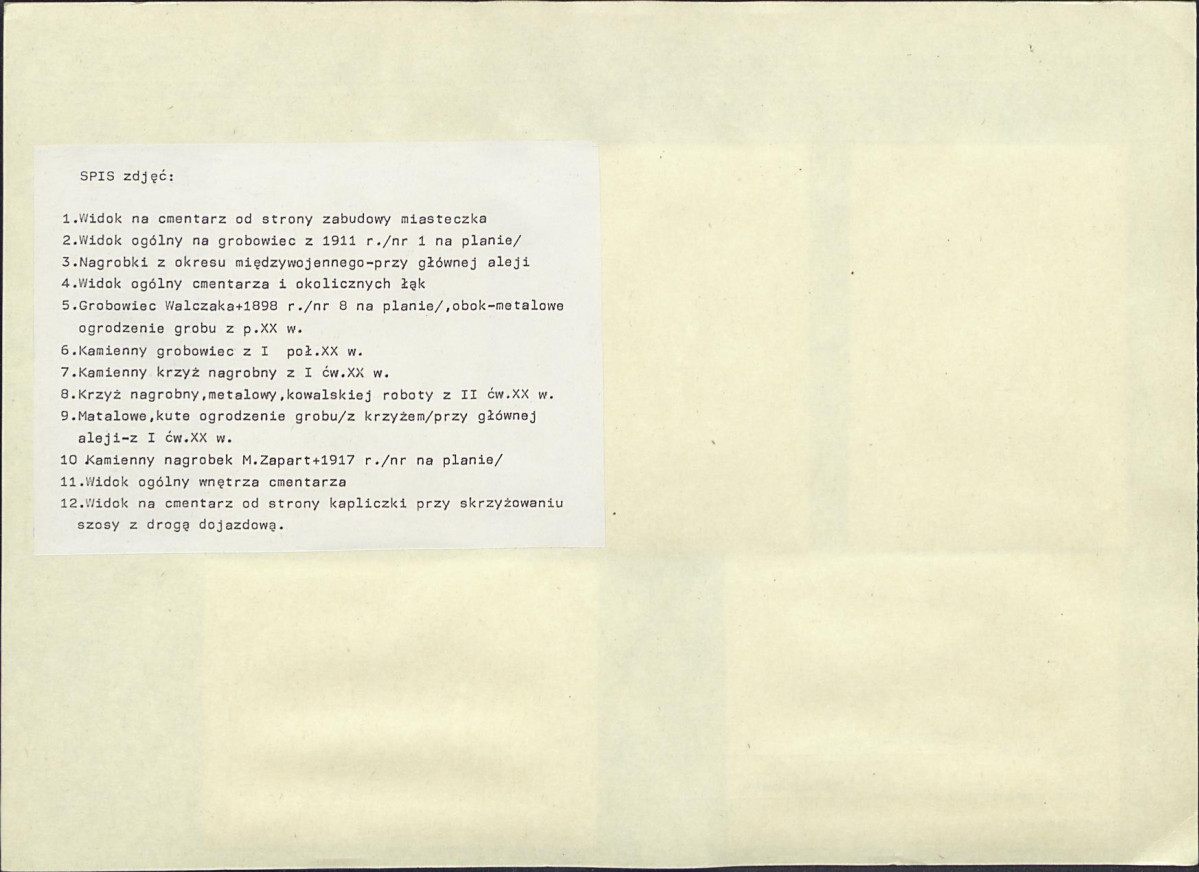 Karta cmentarza, skan nr 6