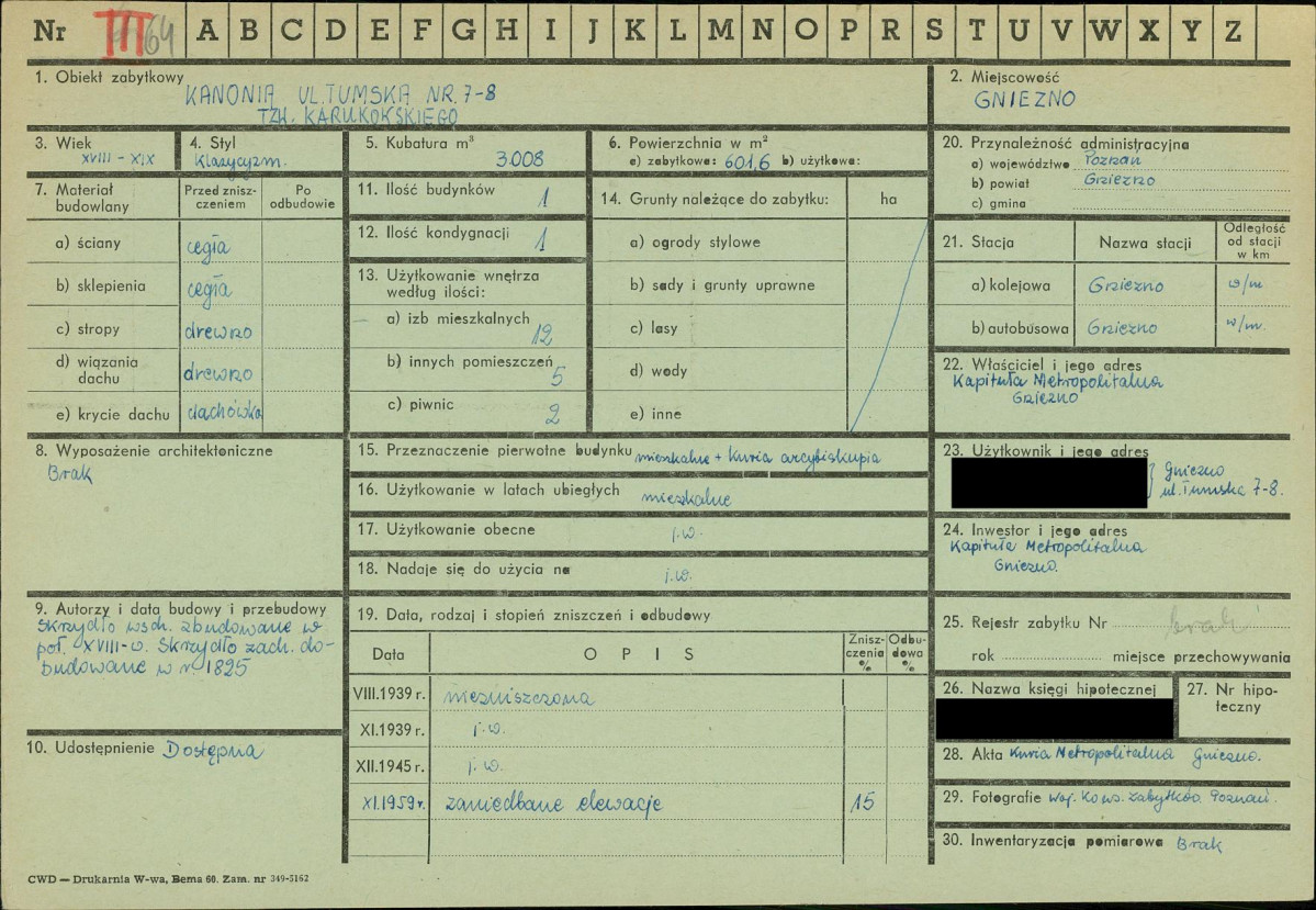 KZ - Karta zielona, skan nr 1