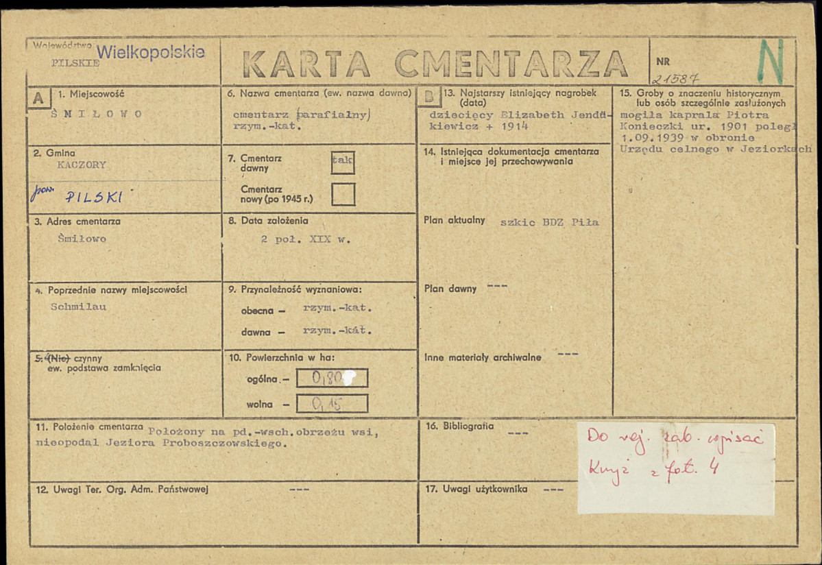 Karta cmentarza, skan nr 1