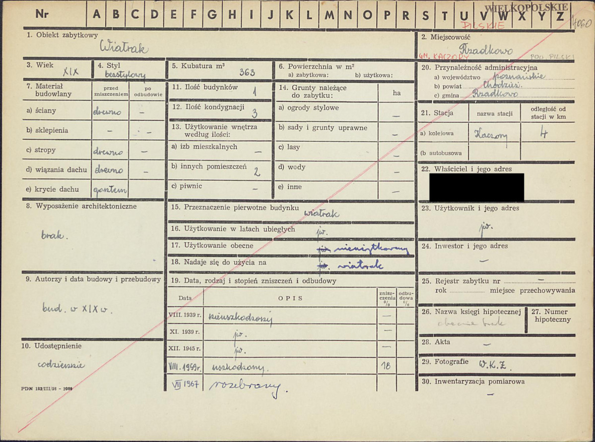 KZ - Karta zielona, skan nr 1