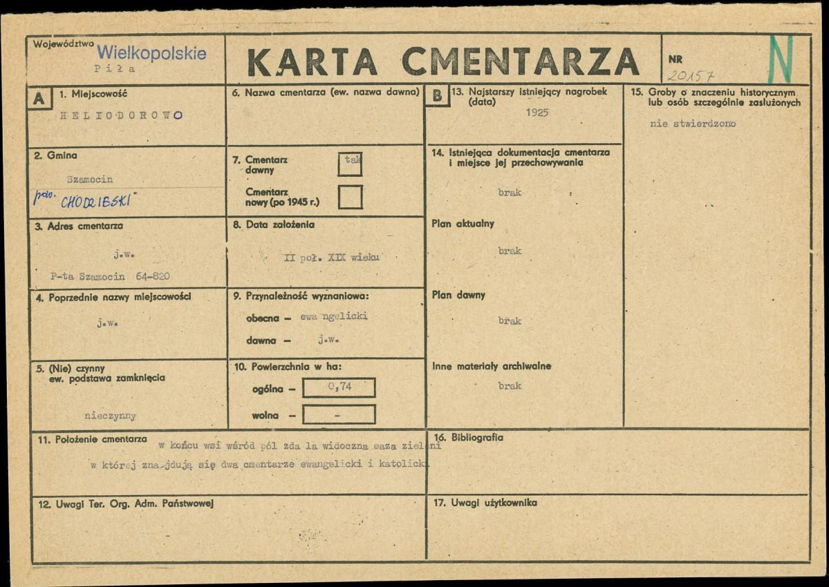 Karta cmentarza, skan nr 1