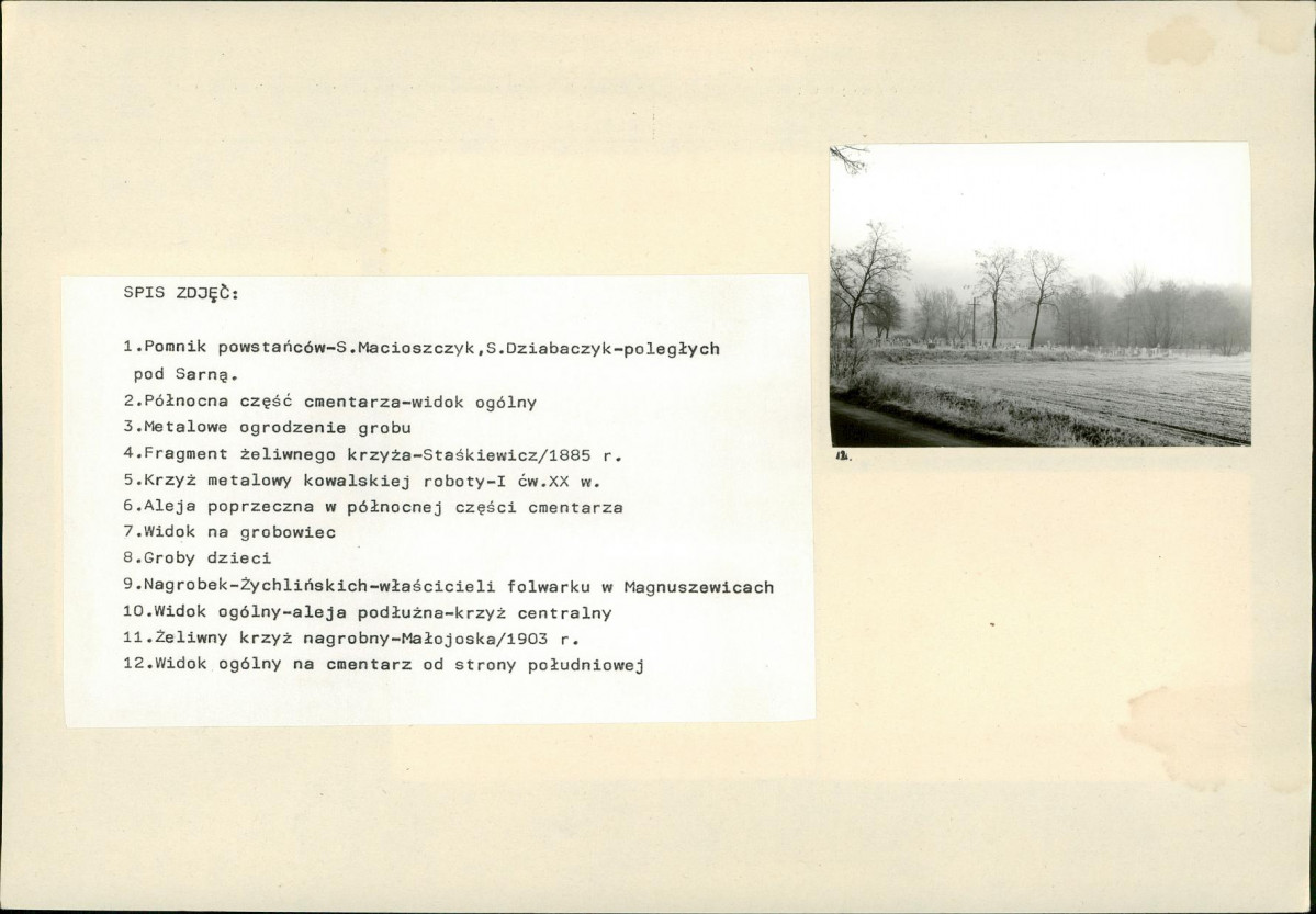 Karta cmentarza, skan nr 6