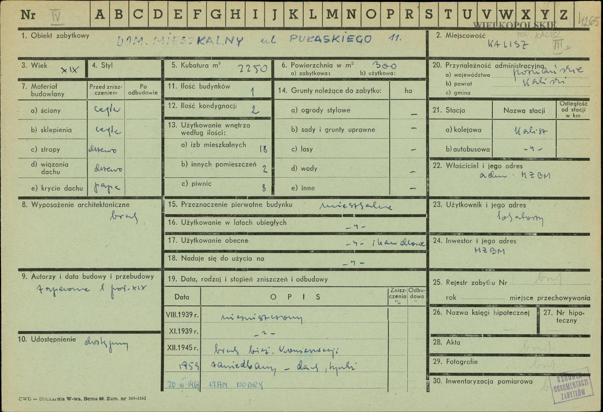 Karta zielona, skan nr 1