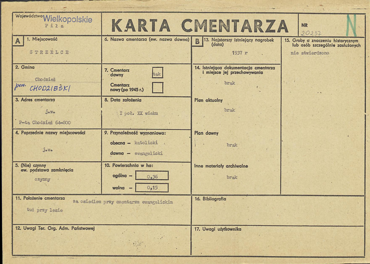 Karta cmentarza, skan nr 1