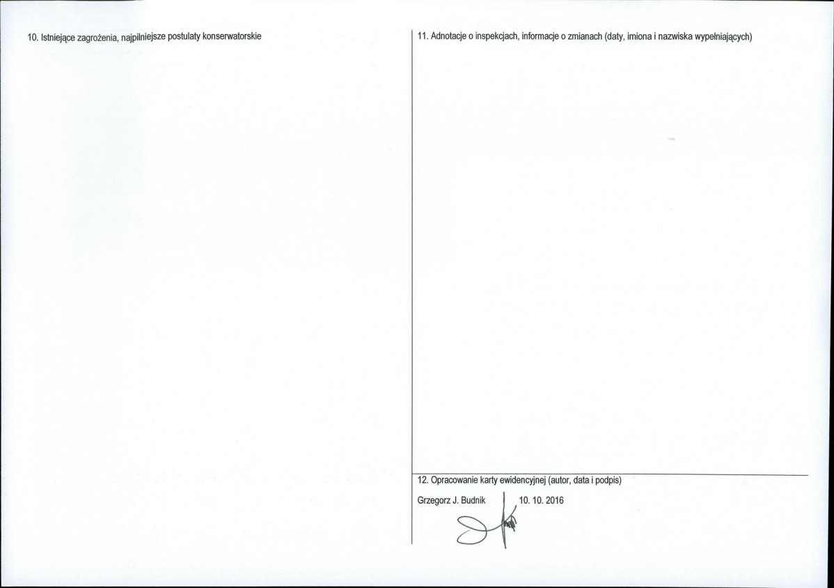 Karta obiektu niewpisanego do rejestru, skan nr 2