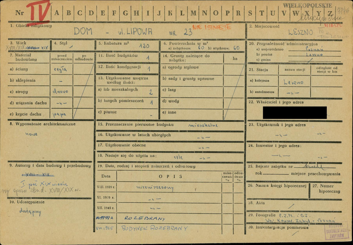 KZ - Karta zielona, skan nr 1