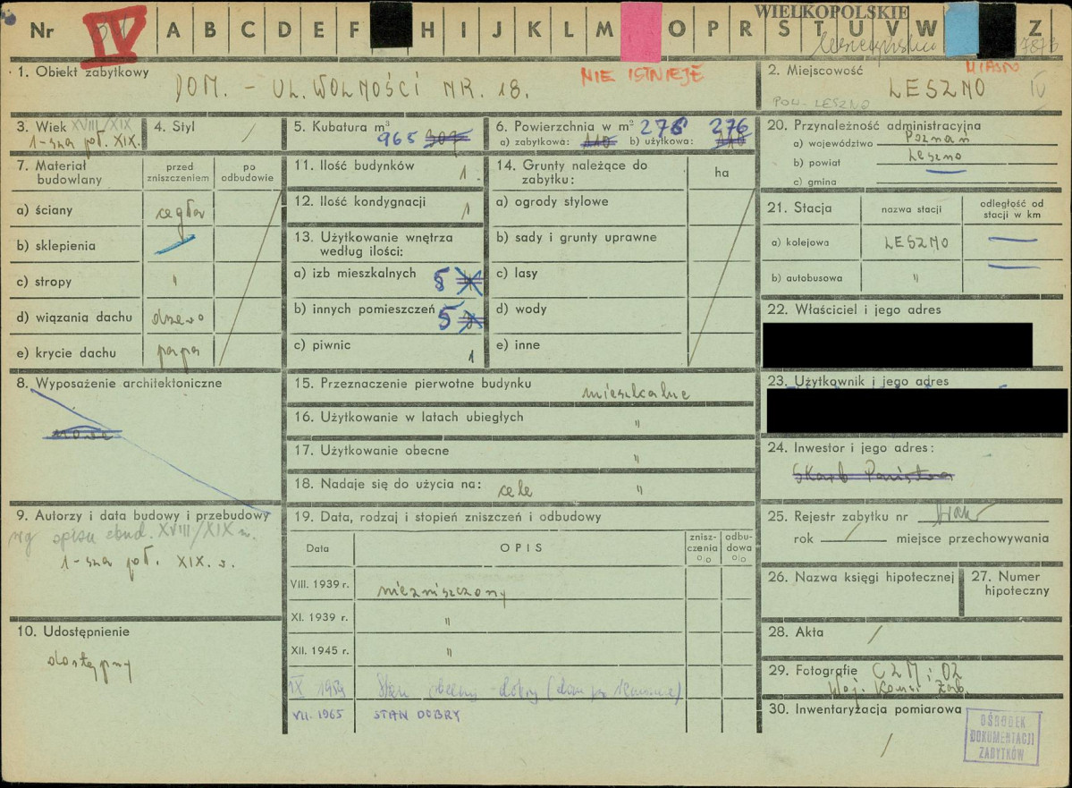 KZ - Karta zielona, skan nr 1