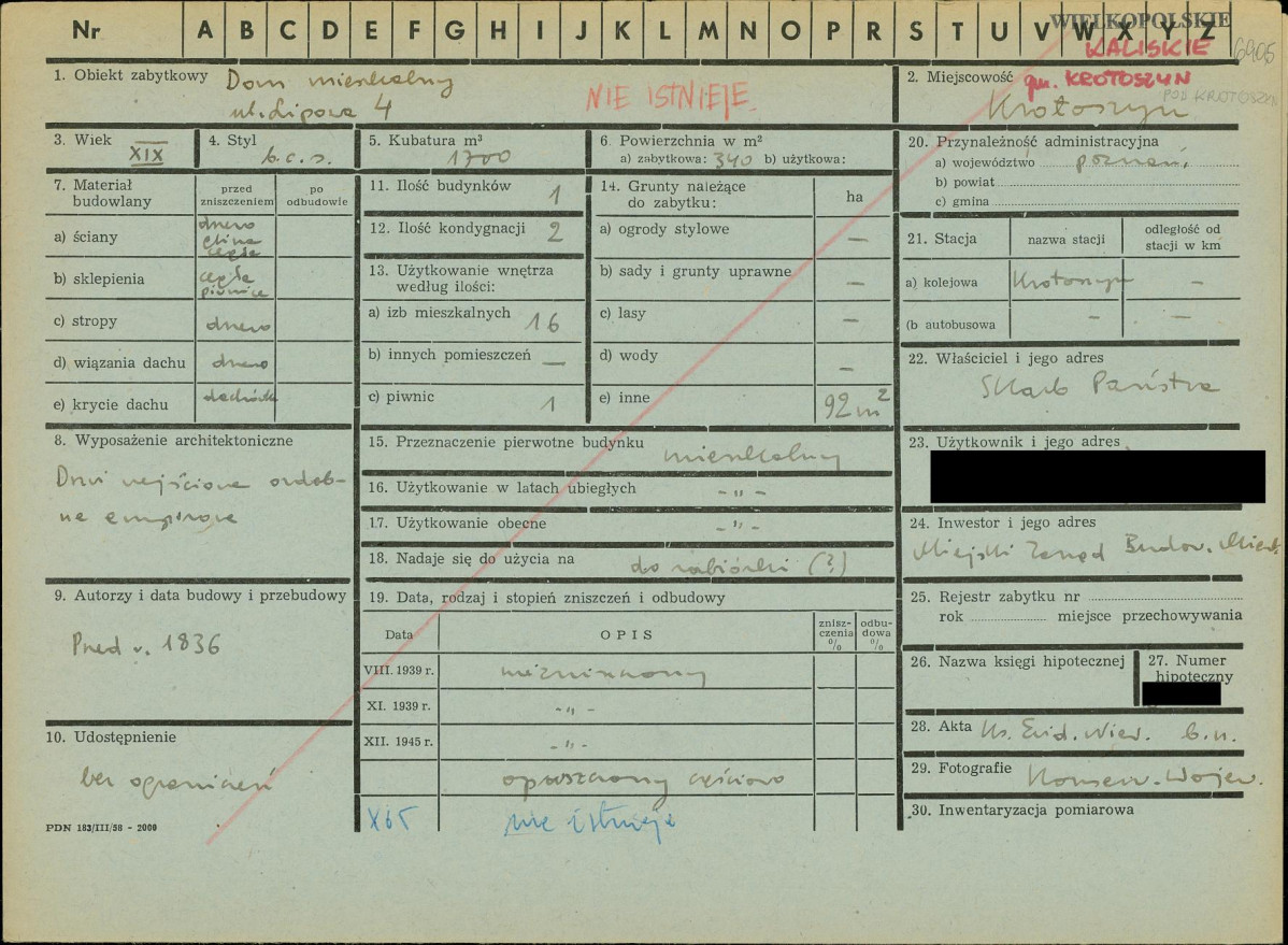 KZ - Karta zielona, skan nr 1