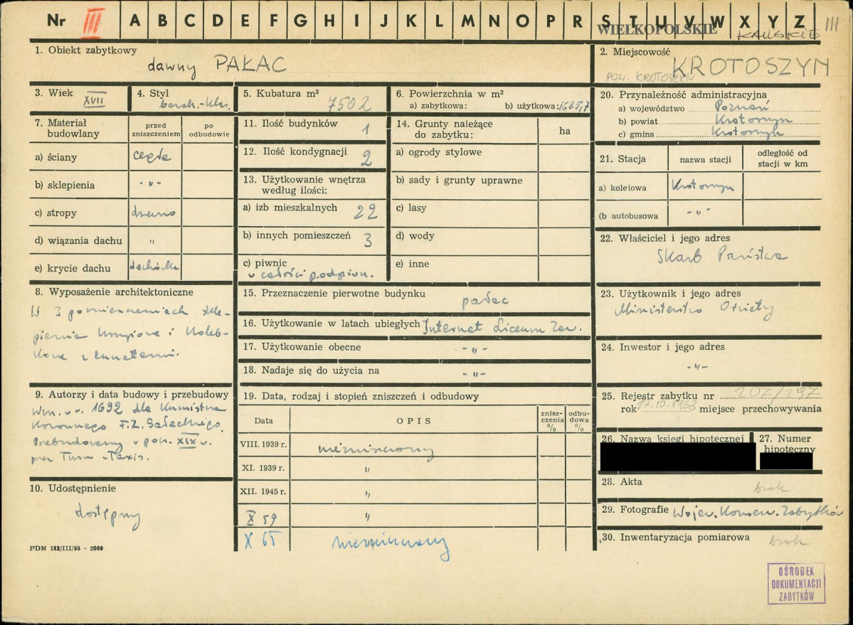 KZ - Karta zielona, skan nr 1
