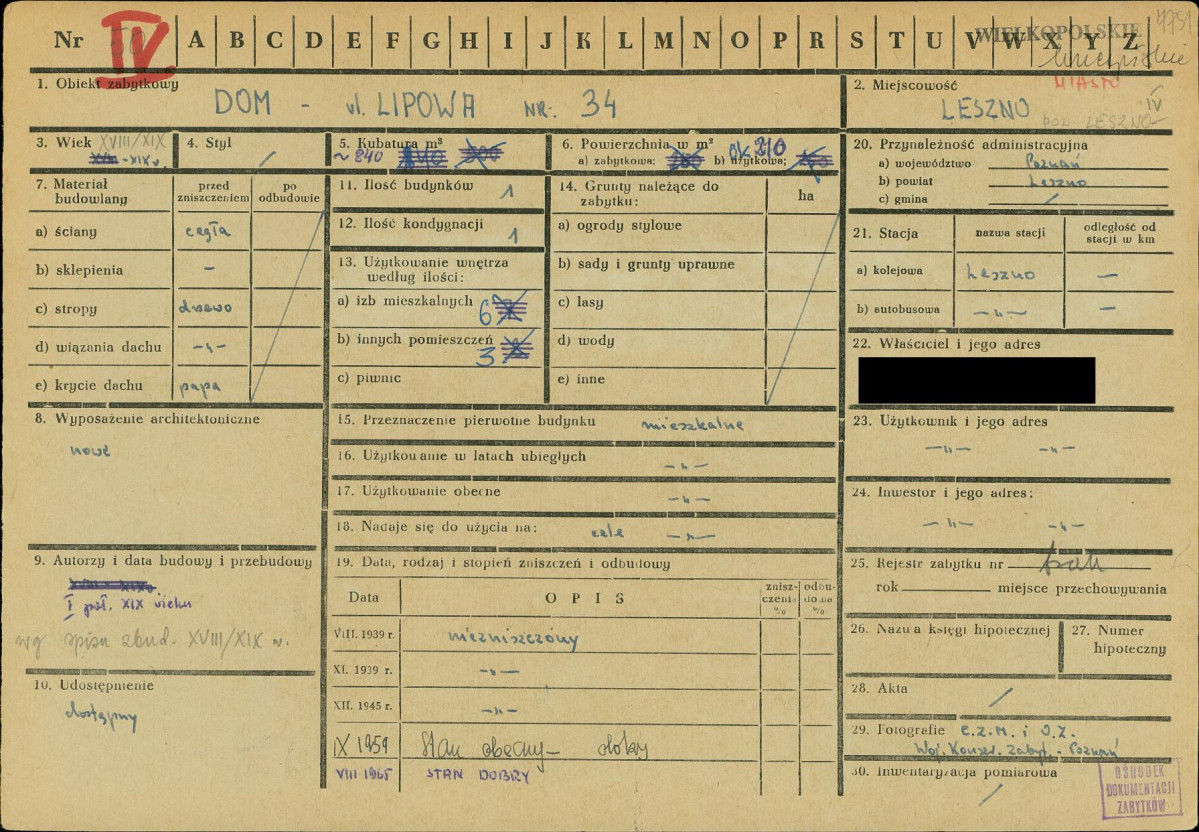 KZ - Karta zielona, skan nr 1