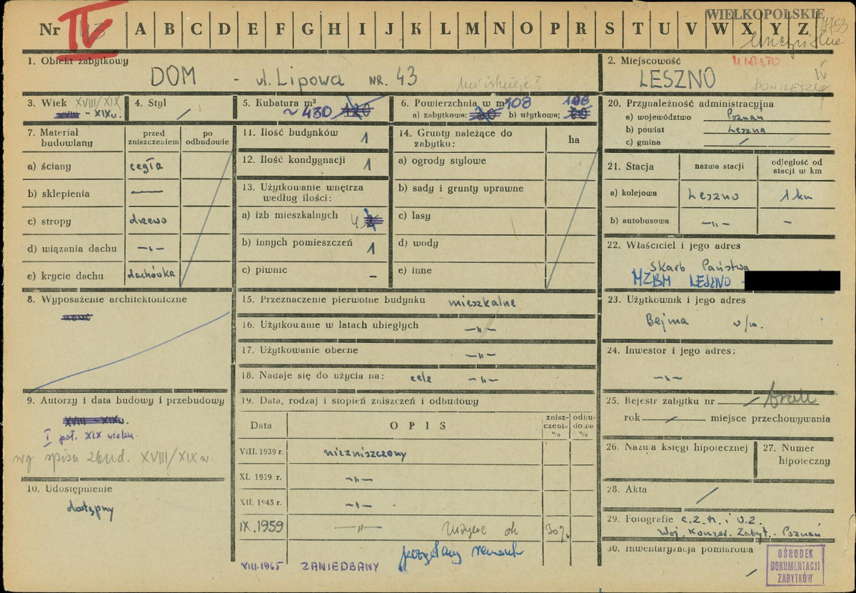 KZ - Karta zielona, skan nr 1