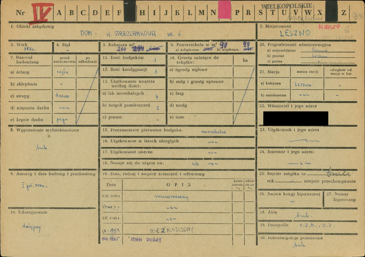 KZ - Karta zielona, skan nr 1