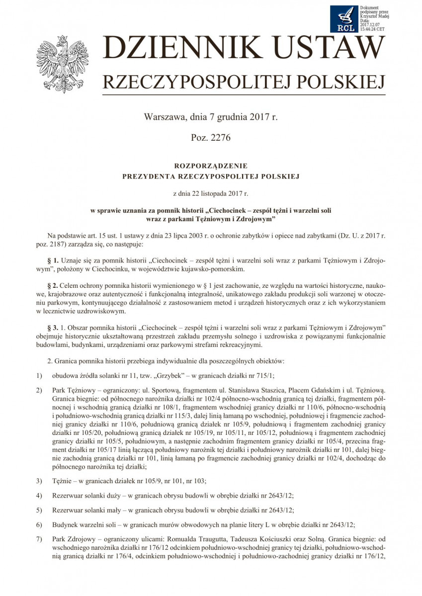 Pomnik Historii, skan nr 1