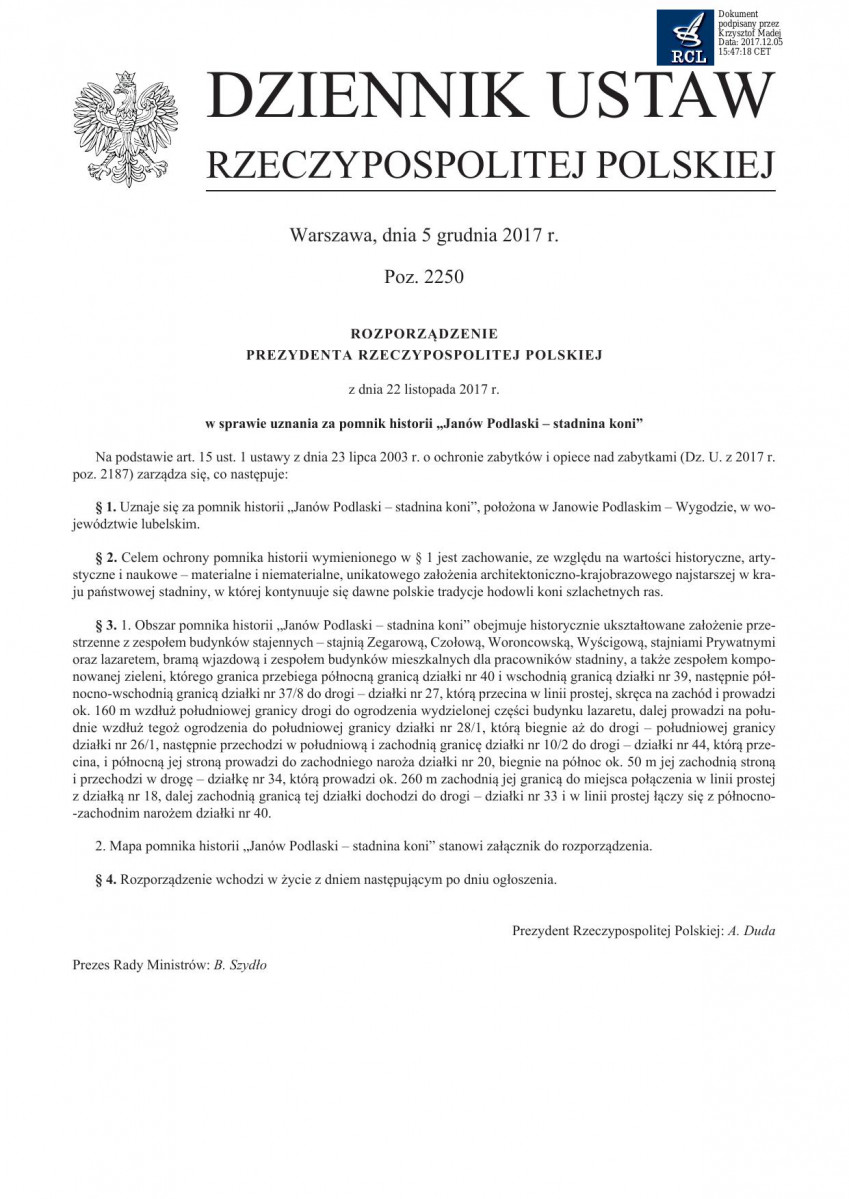 Pomnik Historii, skan nr 1