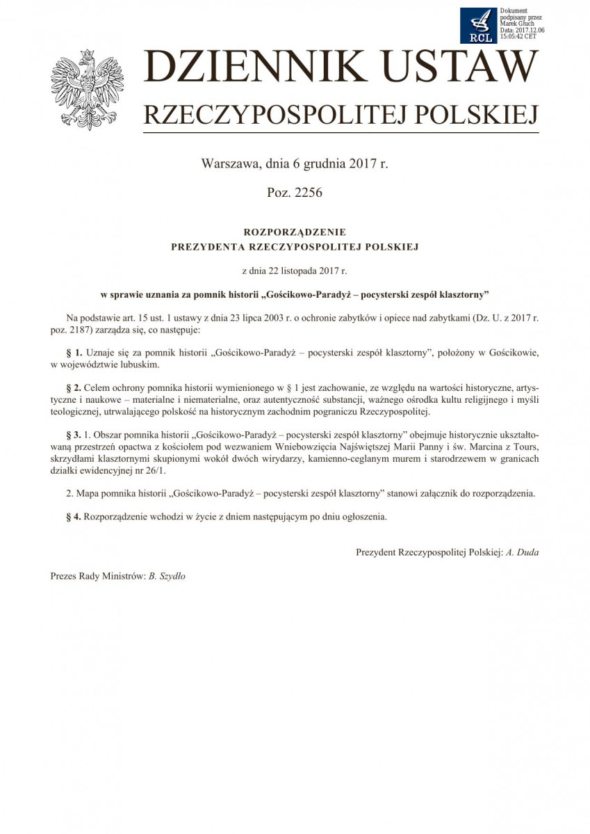 Pomnik Historii, skan nr 1