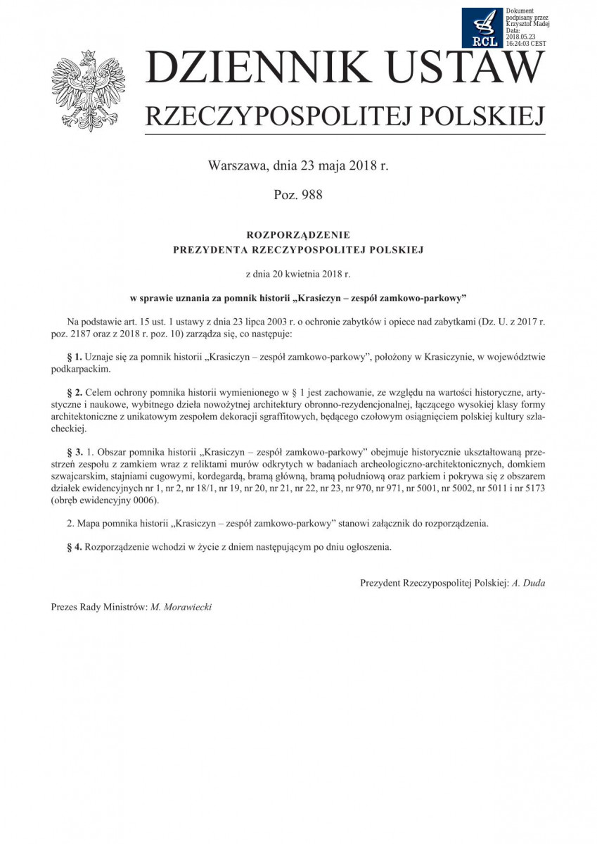 Pomnik Historii, skan nr 1