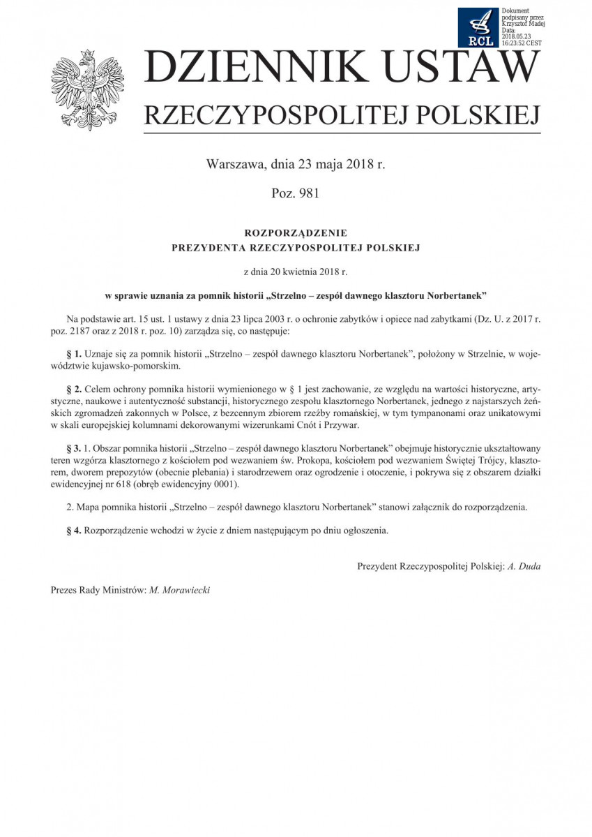 Pomnik Historii, skan nr 1