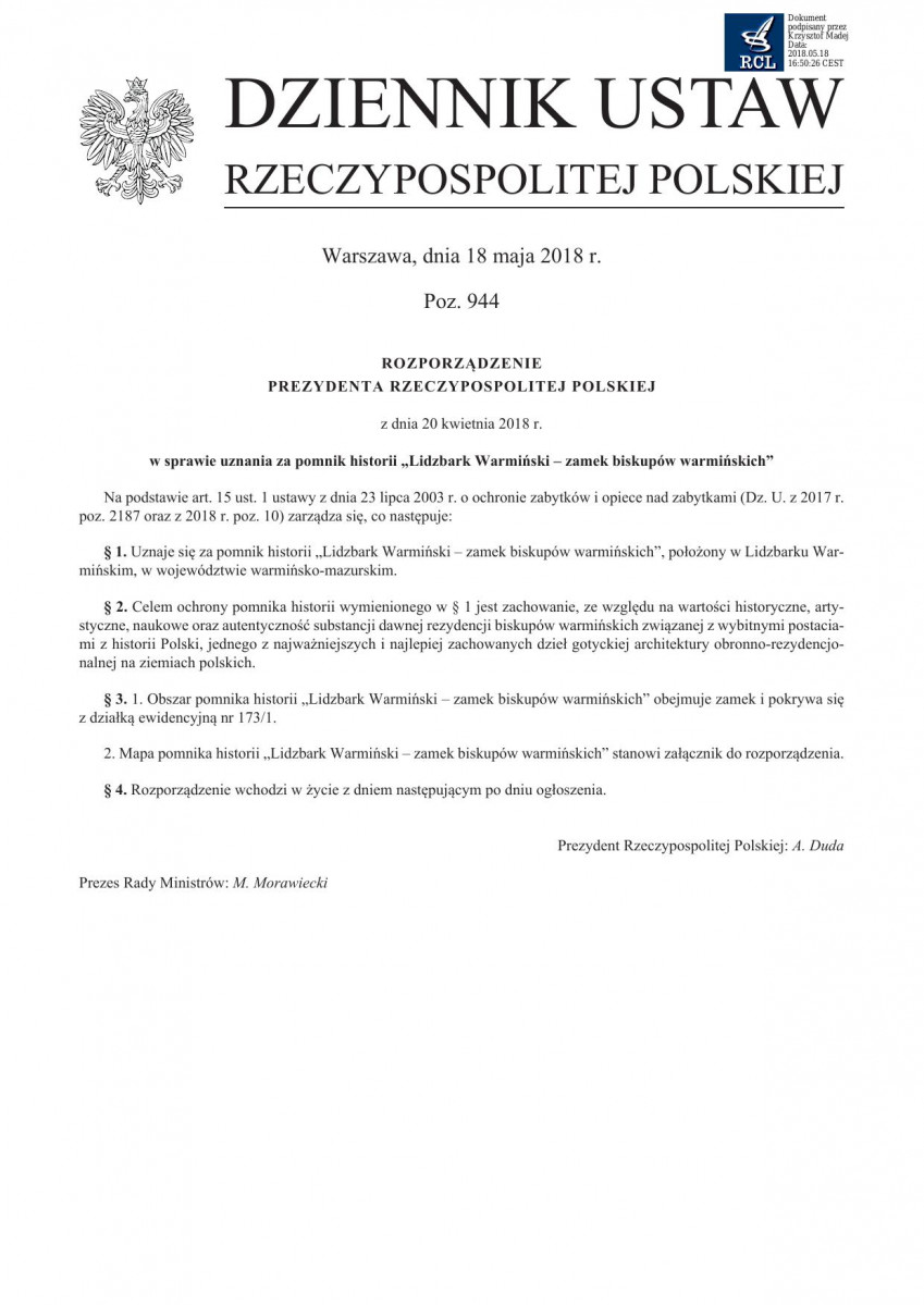 Pomnik Historii, skan nr 1