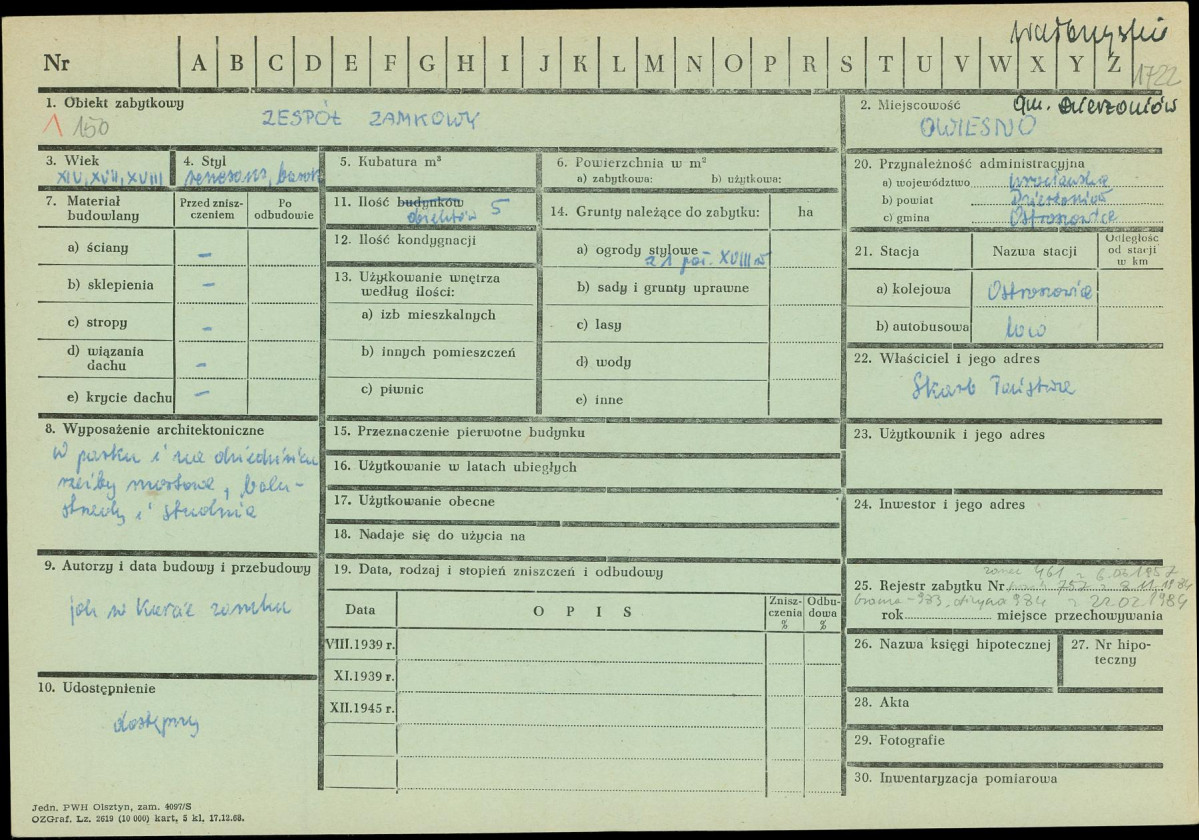 KZ - Karta zielona, skan nr 1