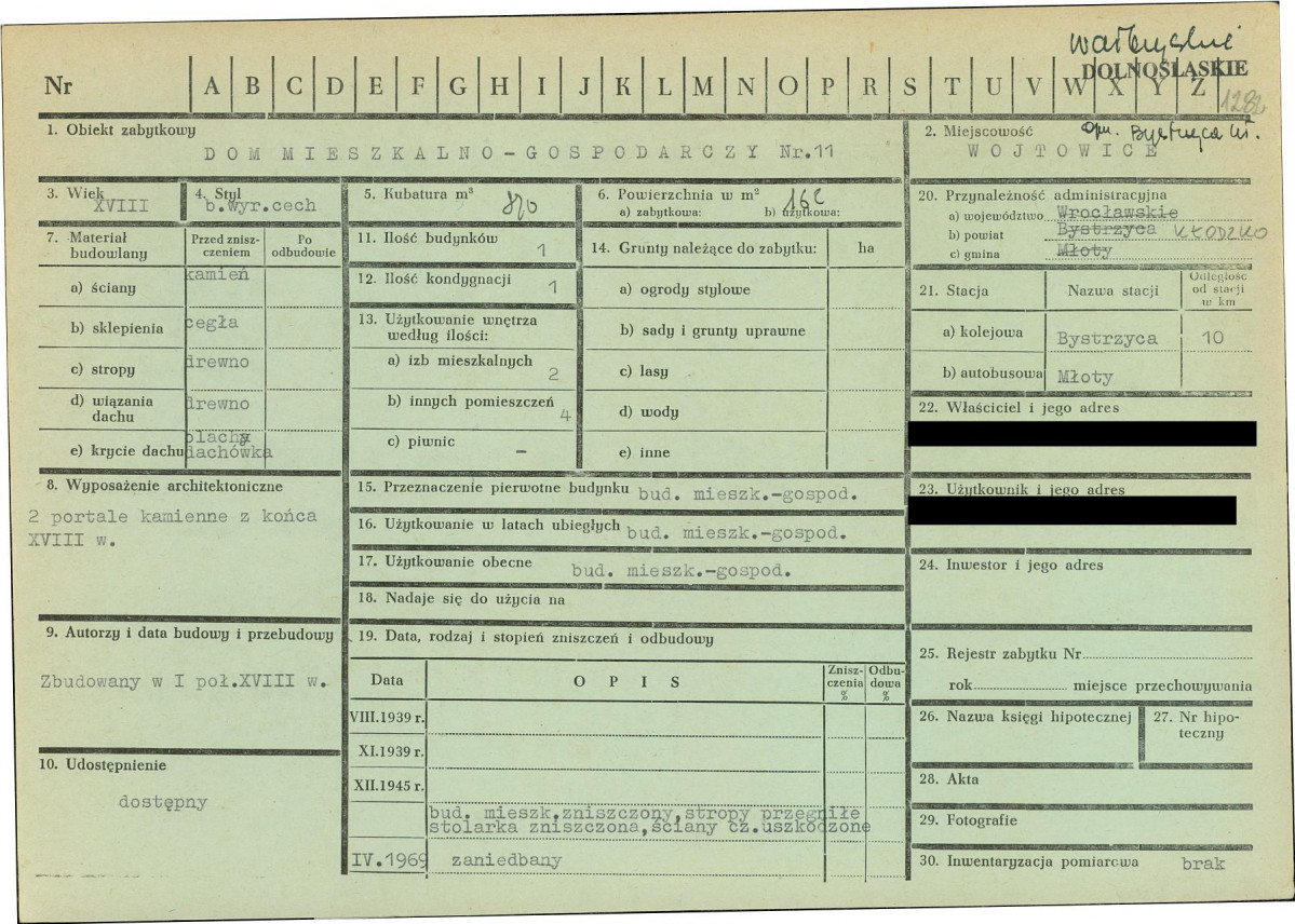 KZ - Karta zielona, skan nr 1