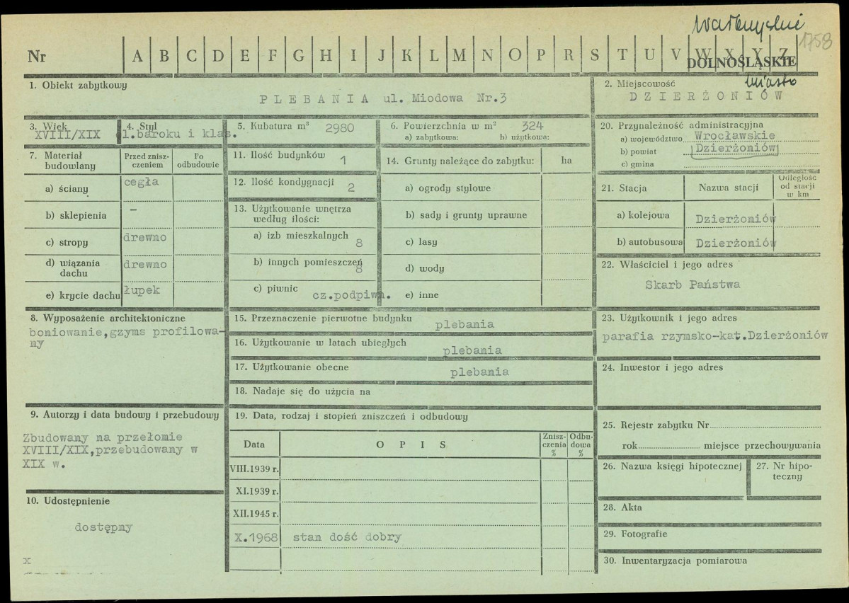 KZ - Karta zielona, skan nr 1
