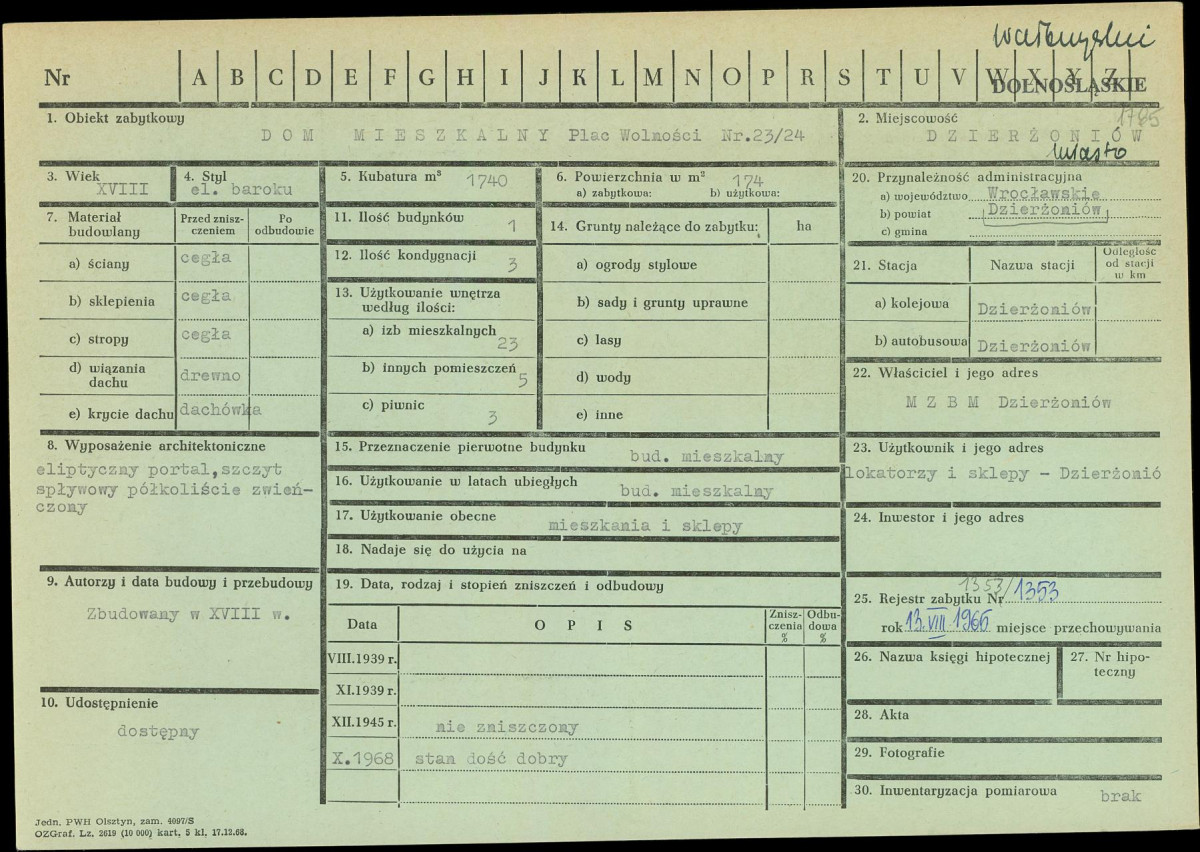 KZ - Karta zielona, skan nr 1