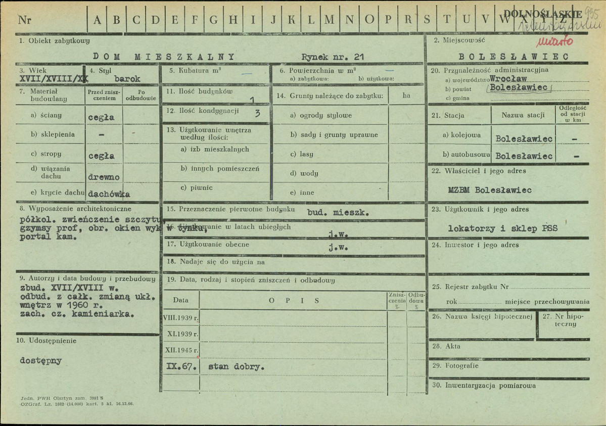 KZ - Karta zielona, skan nr 1