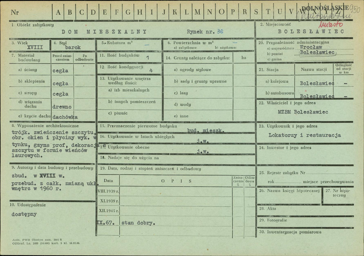 KZ - Karta zielona, skan nr 1