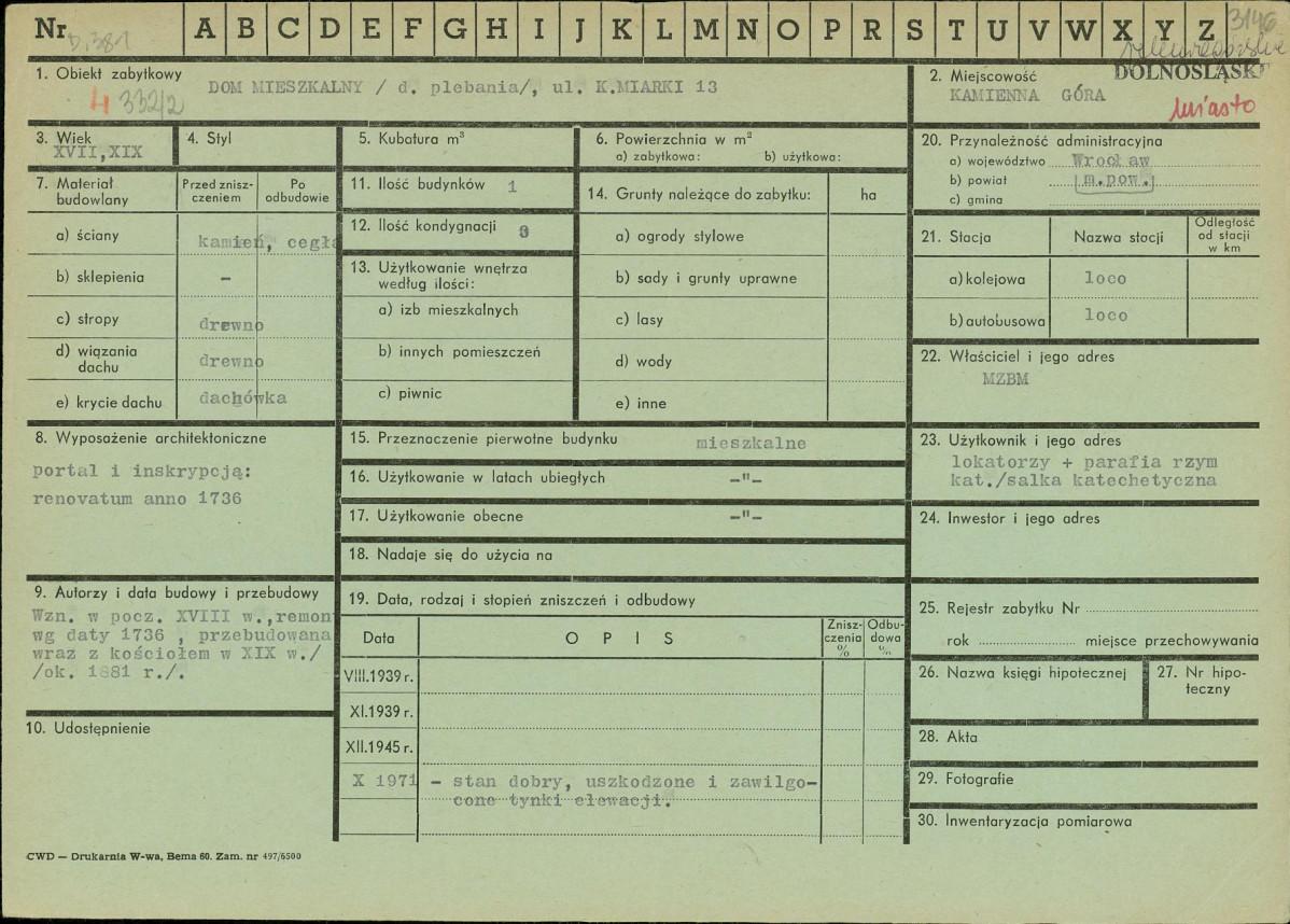 Karta zielona, skan nr 1