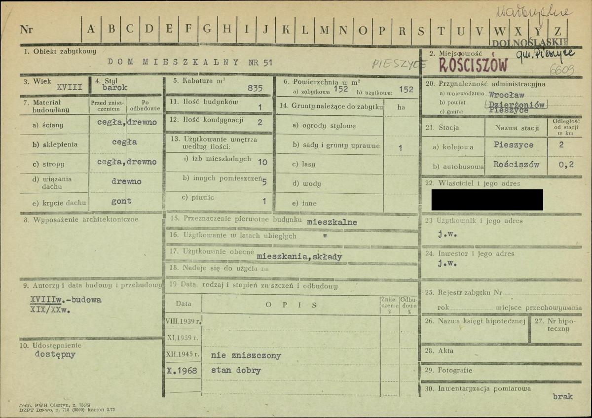 KZ - Karta zielona, skan nr 1