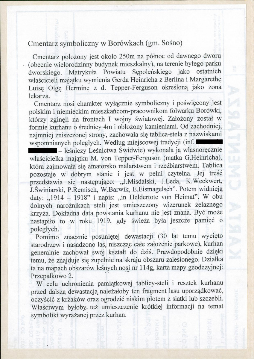 KC - Karta cmentarza, skan nr 3