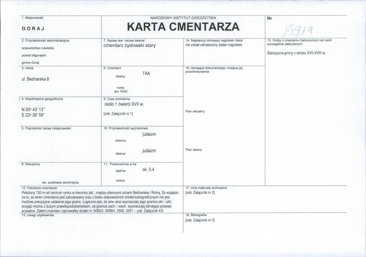 Karta cmentarza, skan nr 1