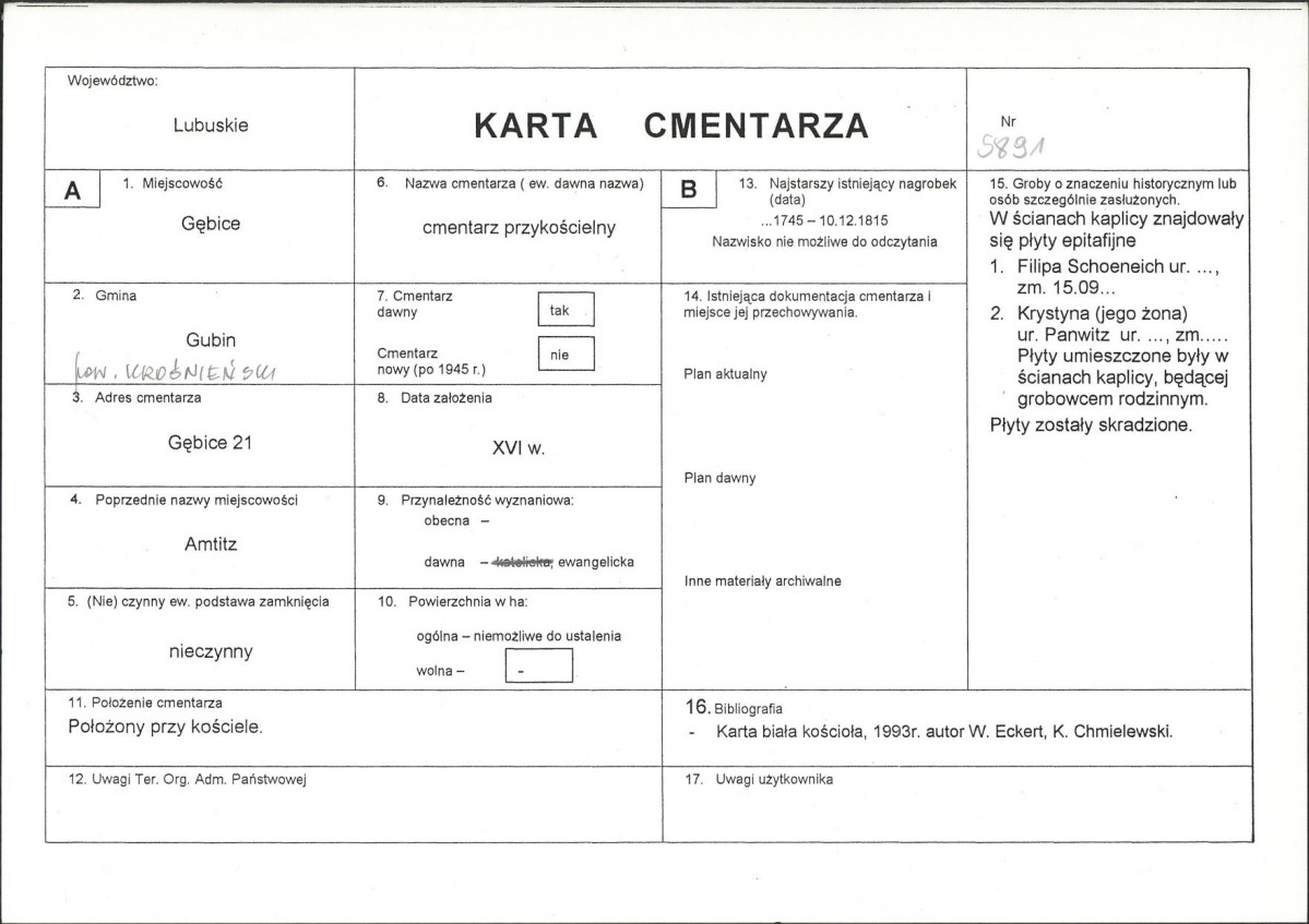 Karta cmentarza, skan nr 1