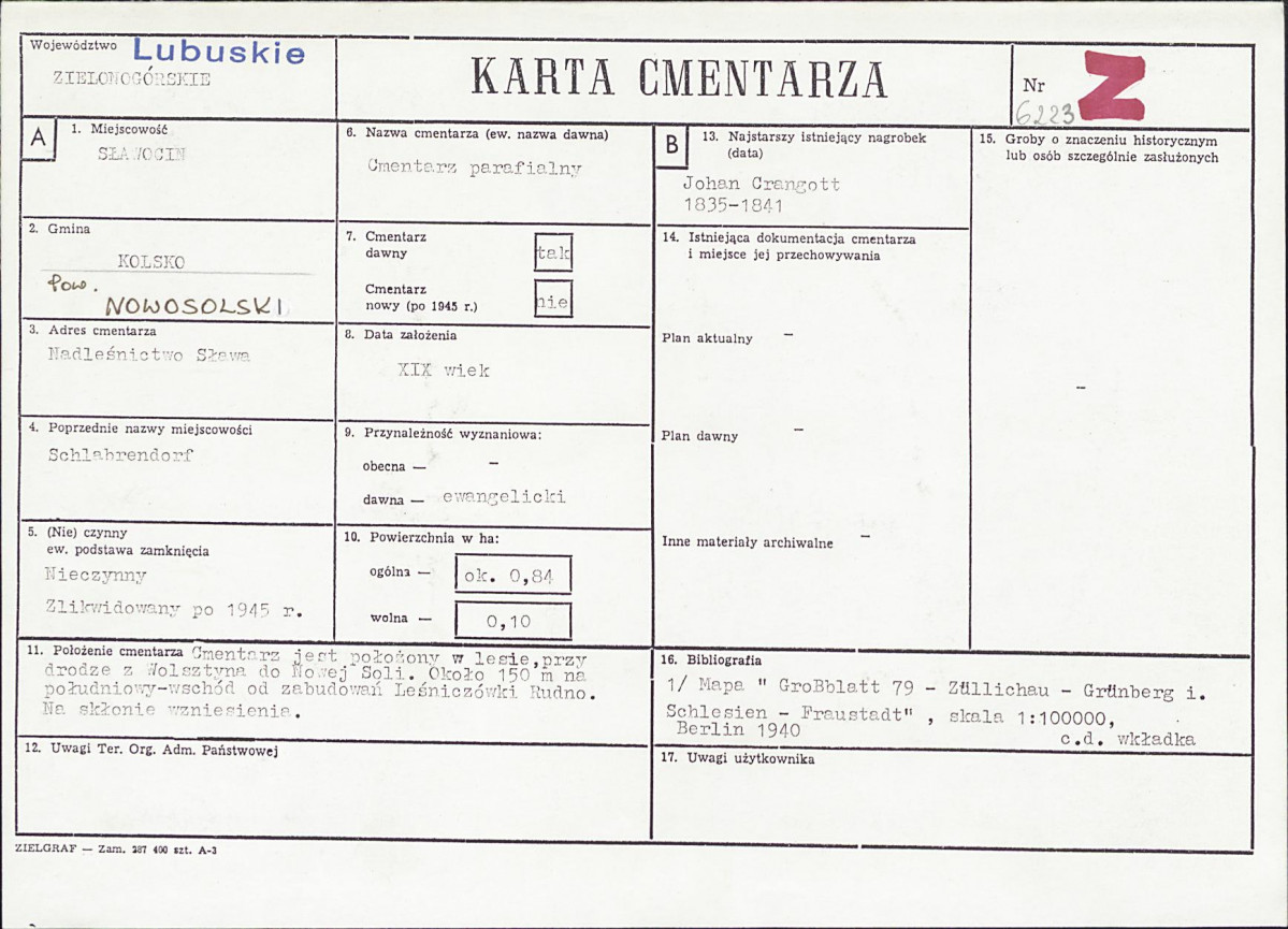 Karta cmentarza, skan nr 1