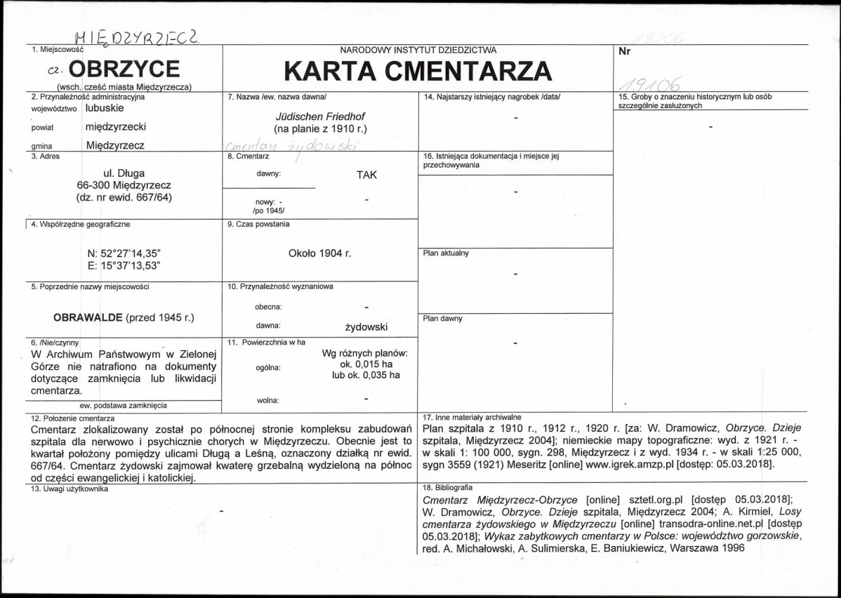 Karta cmentarza, skan nr 1