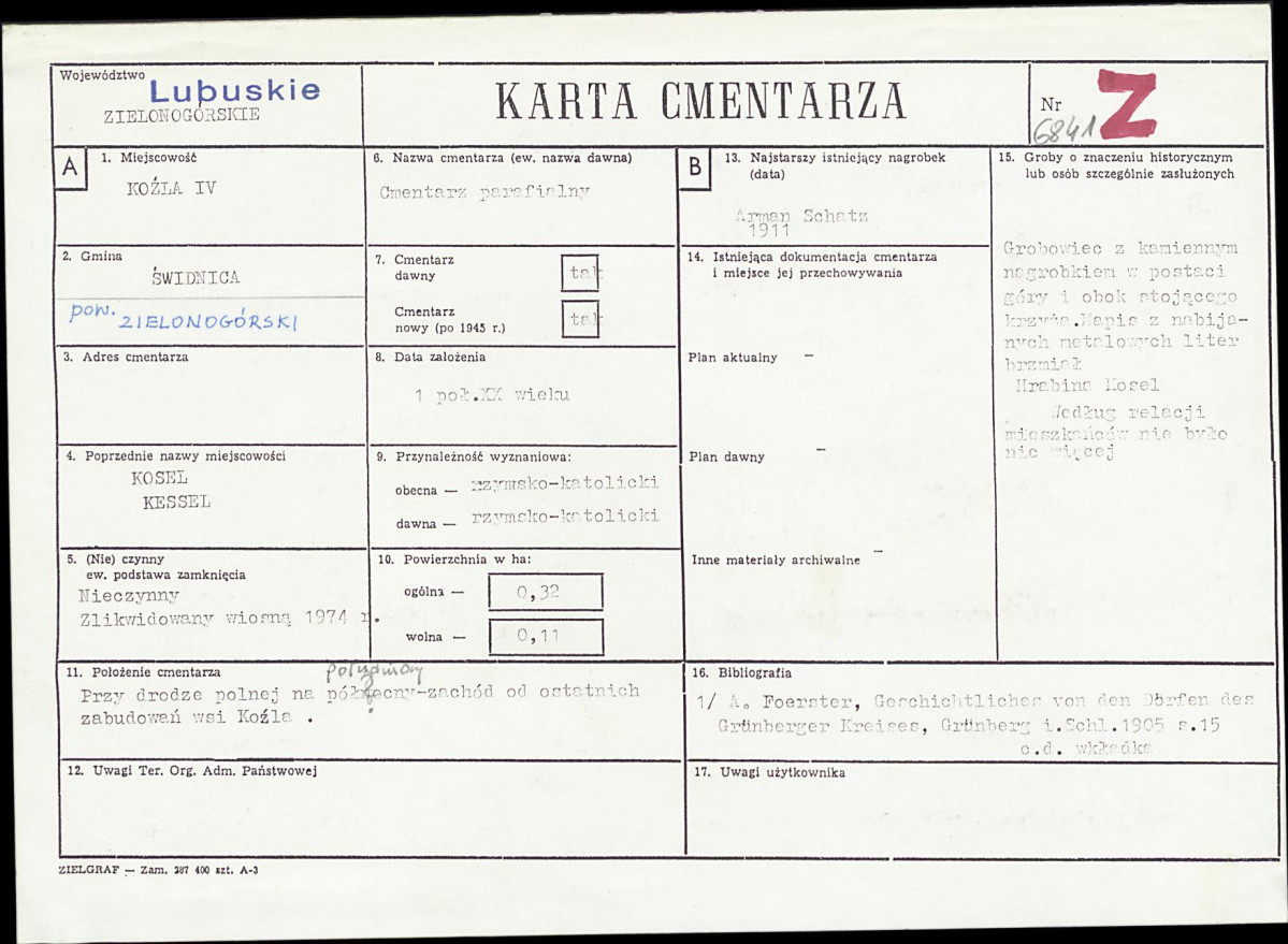 Karta cmentarza, skan nr 1