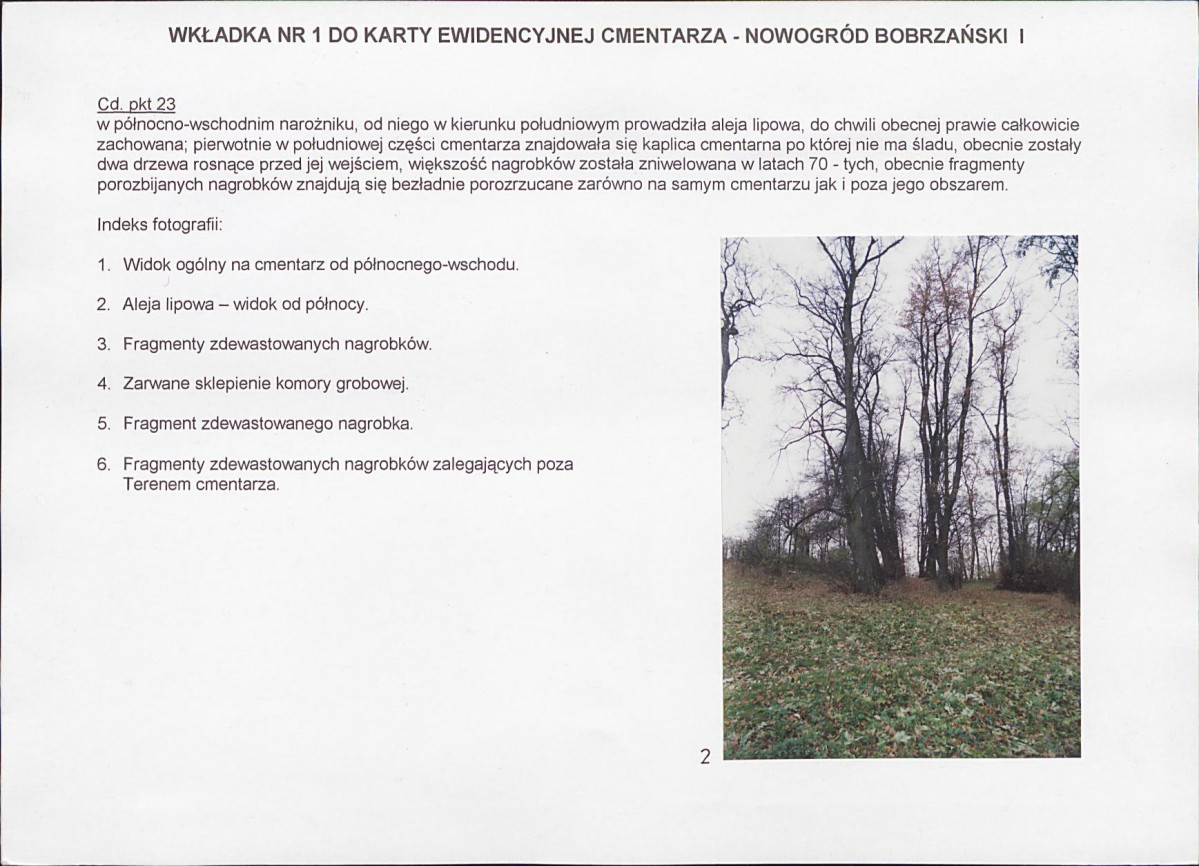 KC - Karta cmentarza, skan nr 5